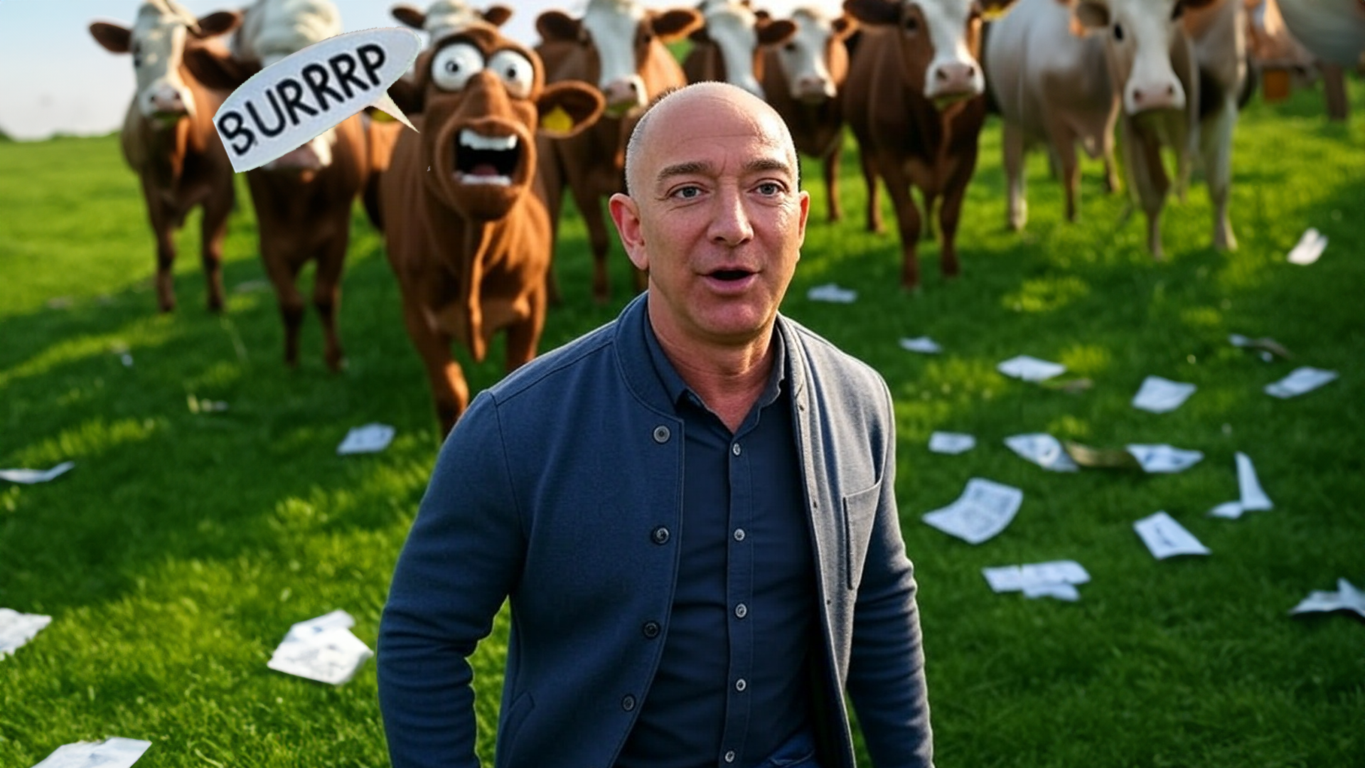Ranchers Demand Return Of Bull$hit Bezos Money To Reduce Cow Burps
